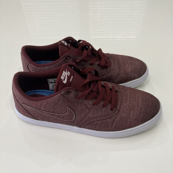 Nike SB Check Solarsoft Skateboarding Shoes Size 11 Red White Sole Sneakers main image 11